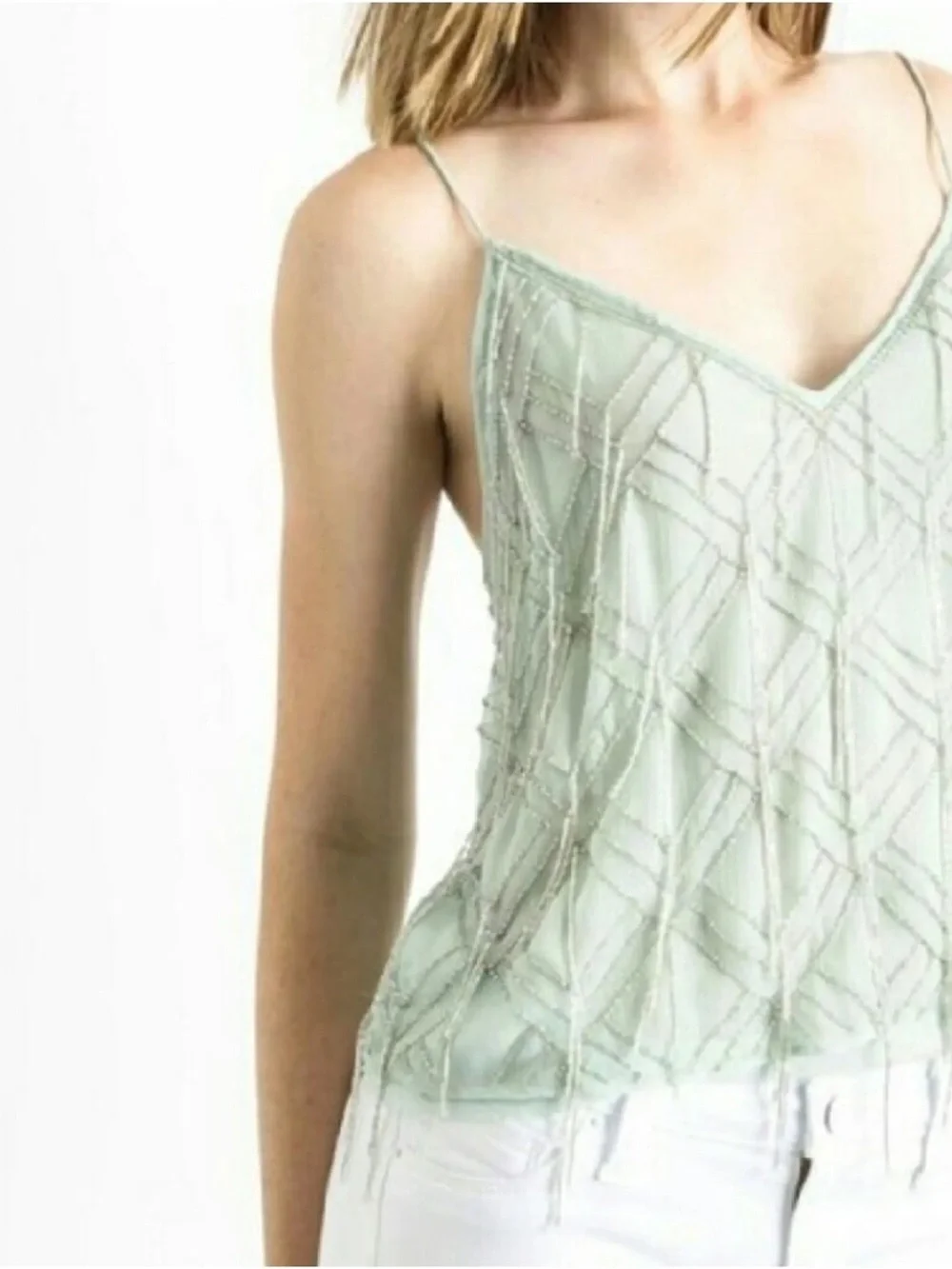 Free People Gatsby Beaded Camisole Top